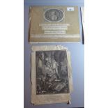 A set of eight late 18th century engravings 'Bowles' s moral pictures or poor Richard illustrated