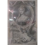 Two early 18th century portrait engravings, one of Algernoon Percy, Earl of Northumberland,
