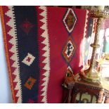 A fine southwest Persian Qashqai Kilim rug,