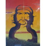 An acrylic on canvas "Che"; Holguin Cuba;