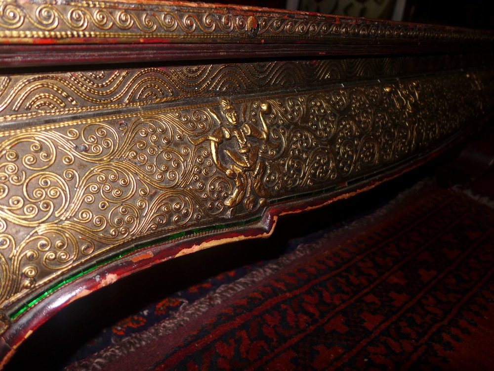 A 20th century Chinese lacquered low tab - Image 3 of 3