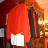 A British military dress uniform.