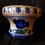 A Danish hand painted ceramic bowl decor