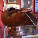 A 19th century Victorian copper helmet f