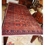 A fine North East Persian Turkoman rug 225 x 122cm,