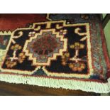 A fine north west persian Bokhara rug, 227 x 127cm,