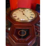An American Seth Thomas mahogany cased clock