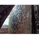 An extremely fine North West Persian Sarouk rug 212 x 130 cm,