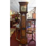 A William and Mary walnut marquetry inlaid longcase clock,