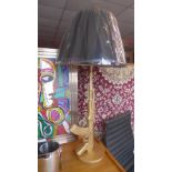 A gilt Starck style AK47 table lamp with