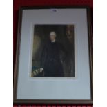 Two signed coloured engravings, William