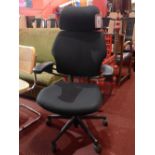 A Human Scale designer office chair upho