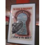 A c1948 framed original poster 'The Door