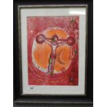 Marc Chagall, Circus Strong Man, printed