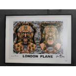 Gilbert and George, signed print of the artists, titled 'London Lane', 58/100,