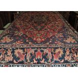 A Tabriz style carpet,