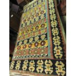 An extremely fine South West Persian Qashgai kilim,