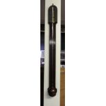 A 19th century mahogany stick barometer