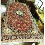 A fine central Persian kashan carpet,