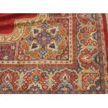 An extremely fine central Persian Kashan rug , 203cm x 131cm ,