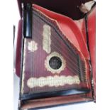 One Antique Zithers cased