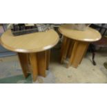A pair of Art Deco design occasional tables,