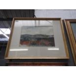 A William Armour RSA, RSW, 'Autumn at Kilmacolm' landscape, watercolour, framed,