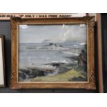A 20th century oil on board landscape signed A.