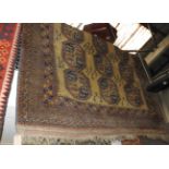 An extremely fine vintage Golden Afghan carpet,