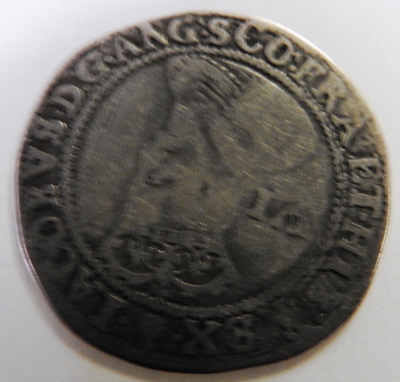 A James VI silver sixpence, - Image 2 of 2