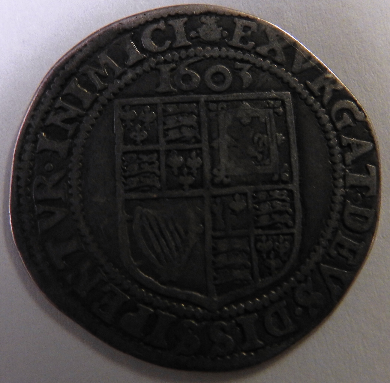 A James VI silver sixpence,