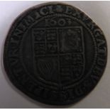 A James VI silver sixpence,
