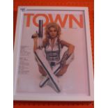 A framed magazine print 'Town November 1