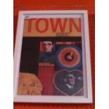 A framed magazine print 'Town 1963', 42