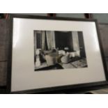 A signed artists proof photgraph entitled 'Salon' dated '71,