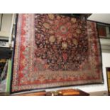 A fine Persian Tabriz carpet,
