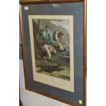 John Ridinger, a pair of engravings of riders on horses,