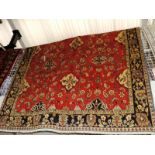 A fine central Persian Isfahan carpet 303cm x 216cm,