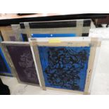 A set of five various silk screenprints (5)