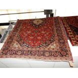A fine central Persian kashan carpet, 270cm x 150cm,