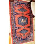 A fine Persian hamadan rug,