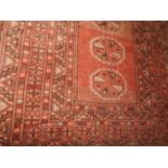 A fine antique Turkoman runner,