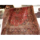 An extremely fine Persian Kashan carpet,