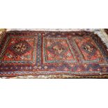 An antique Persian kourdi runner,