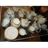 A collection of crockery including Wedgwood and Royal Doulton