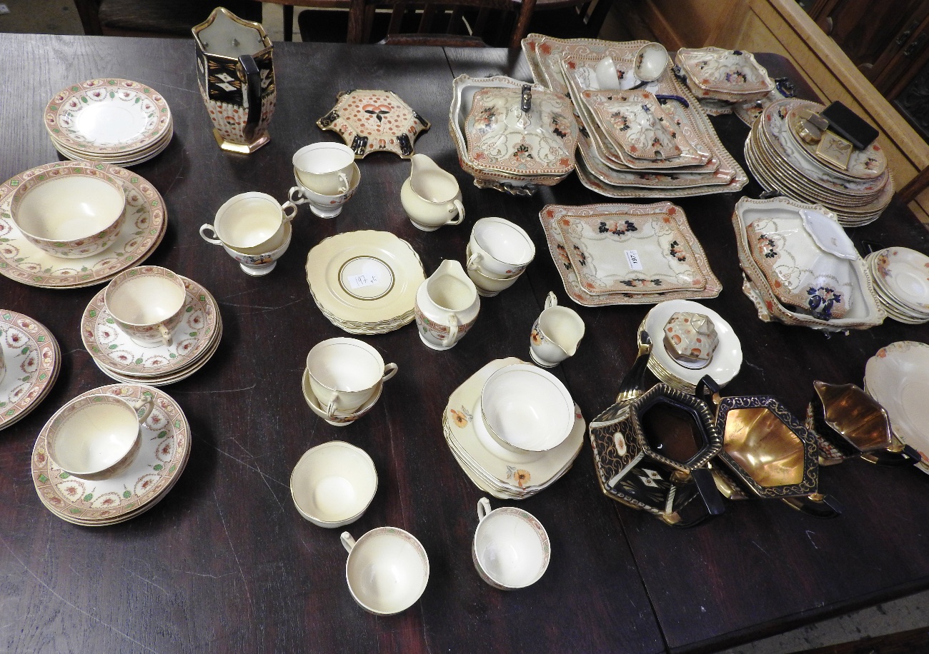 A large collection of Ford & Sons porcelain, having floral print decoration,