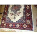 A Persian Tabriz rug, the central foliat
