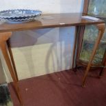 A 1920's Chinese hardwood high table, th