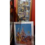 A limited edition Disney print together