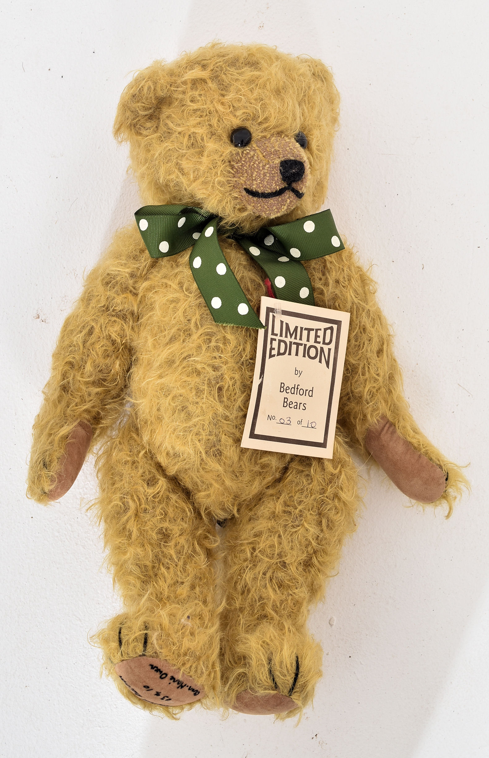 A Set Of 3 Vintage Mohair Teddy Bears Including A - Image 5 of 10